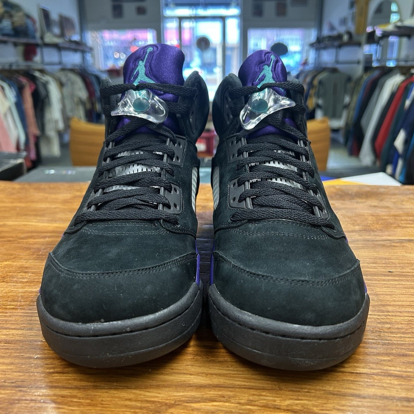 Size 10 - Air Jordan 5 Retro Black Grape