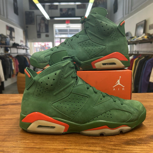 Size 12 - Jordan 6 Retro NRG Green Gatorade