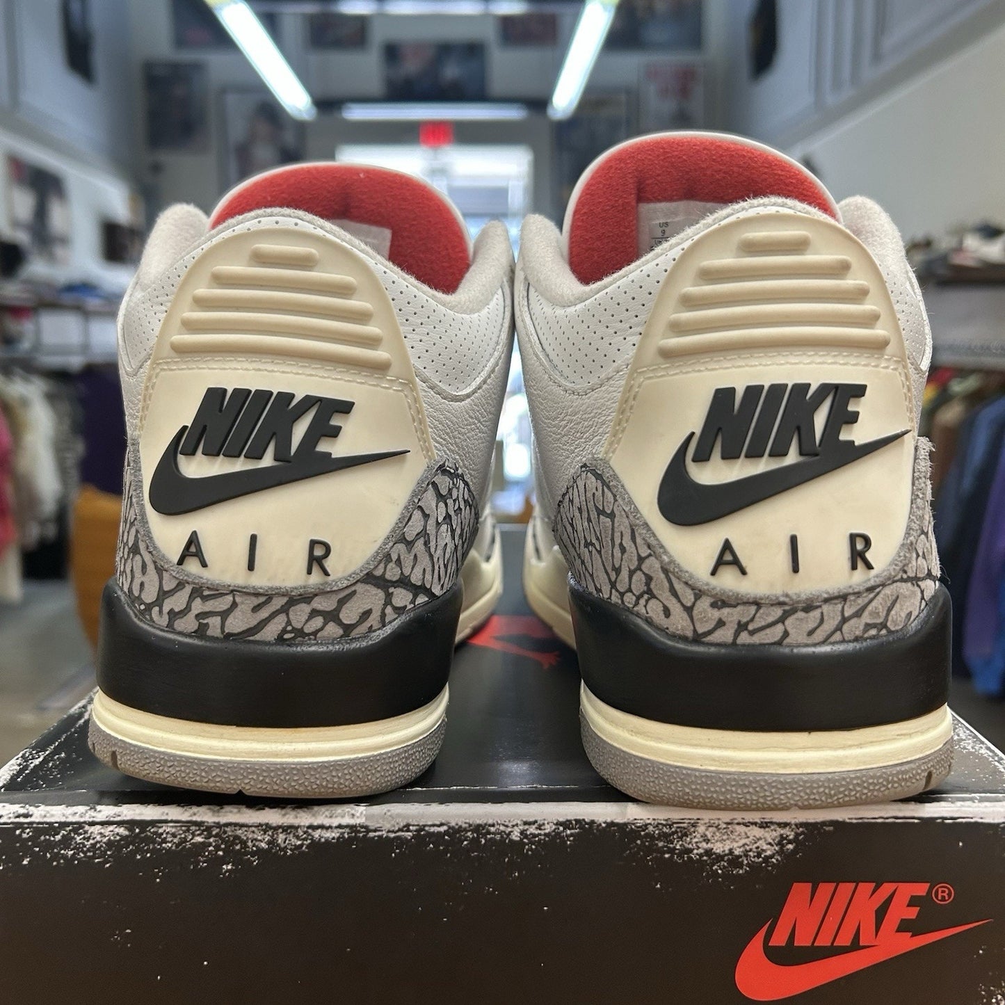 Size 9 - Jordan 3 Retro Mid White Cement Reimagined Lightly Worn OG All