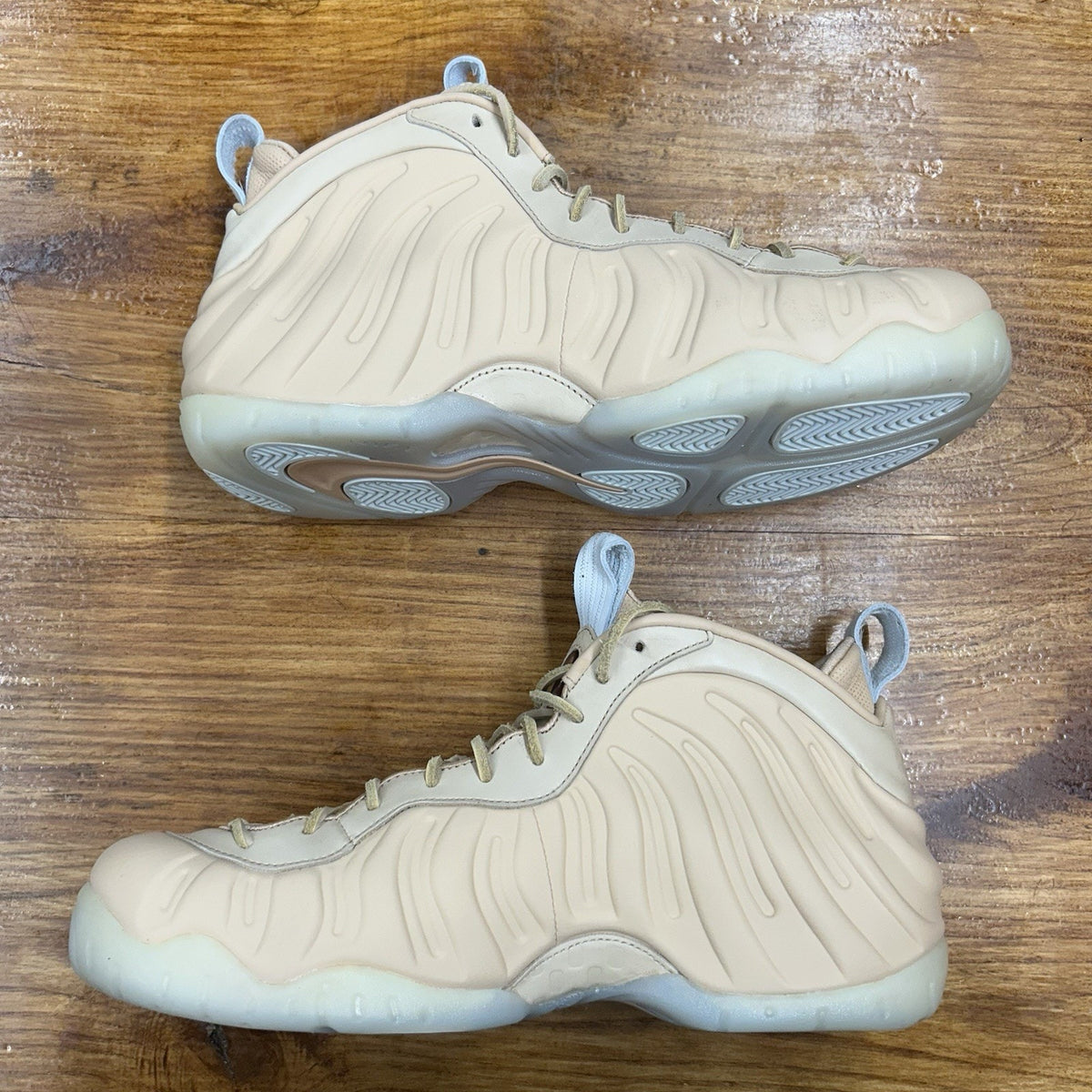 Size 11.5 - Nike Air Foamposite Pro Premium Vachetta Tan Tried On