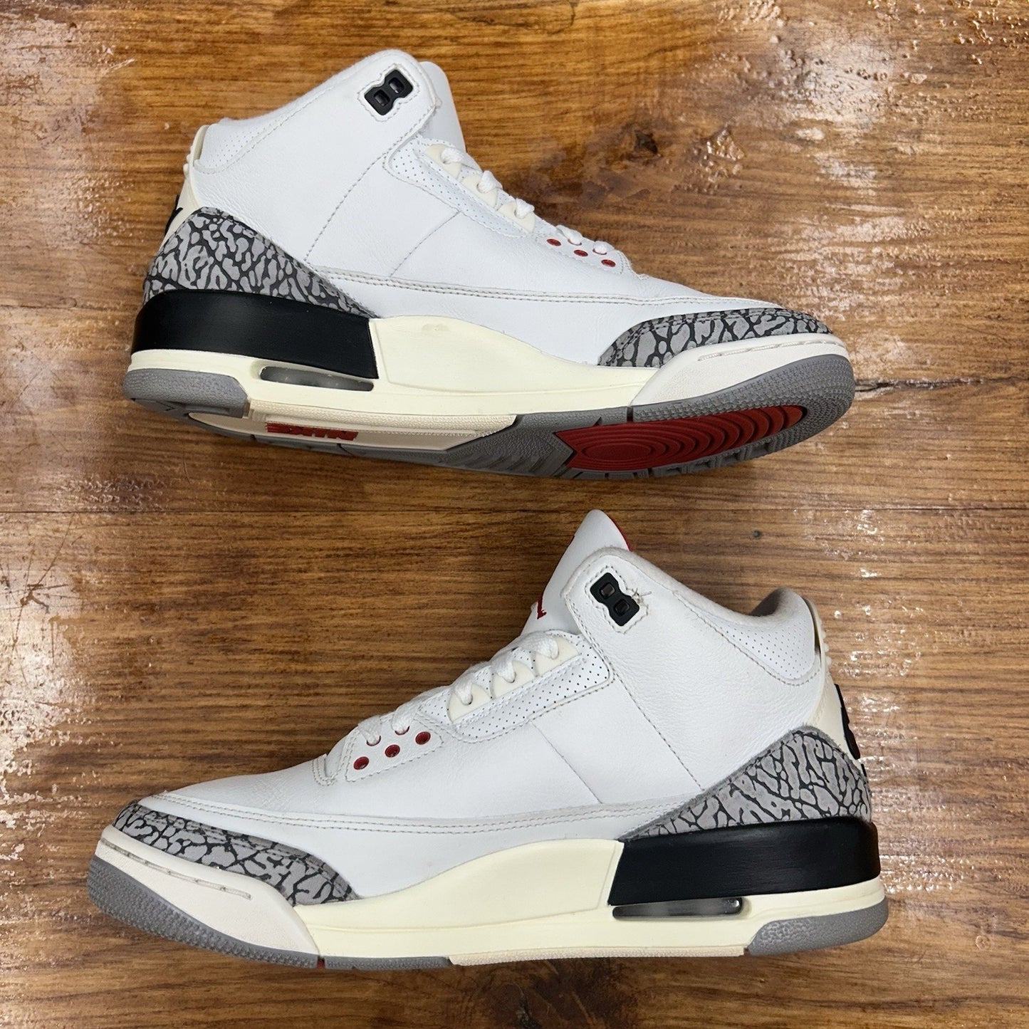 Size 9 - Jordan 3 Retro Mid White Cement Reimagined Lightly Worn OG All