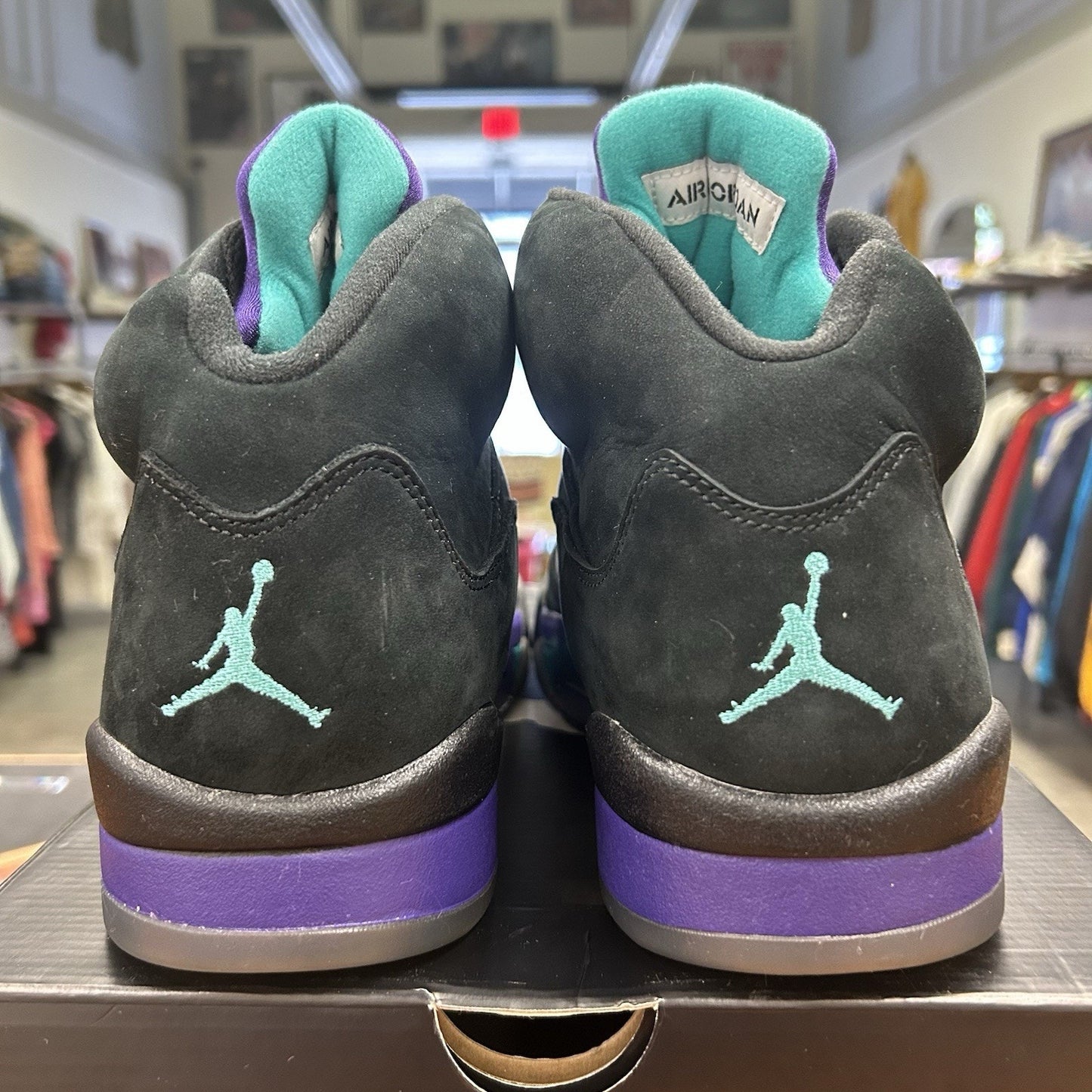 Size 10 - Air Jordan 5 Retro Black Grape