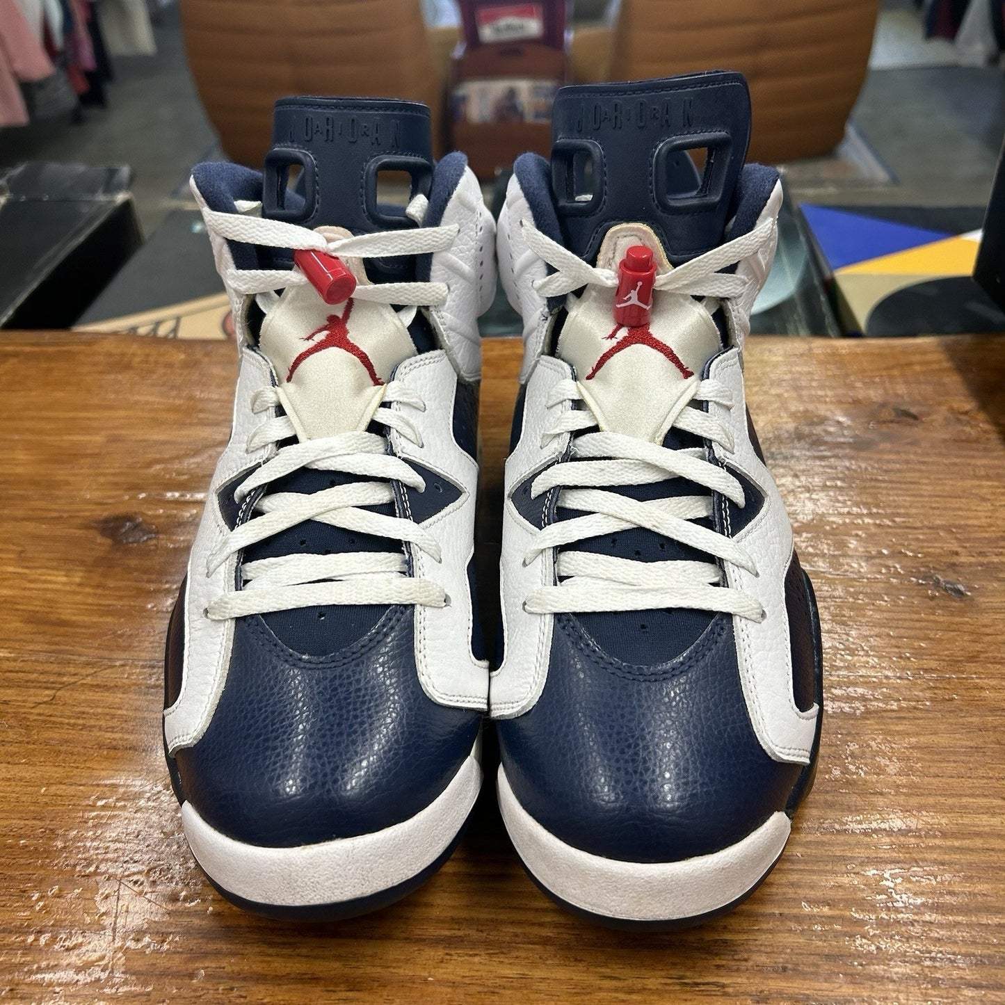 Size 9.5 - Air Jordan 6 Retro 2012 Olympic OG All