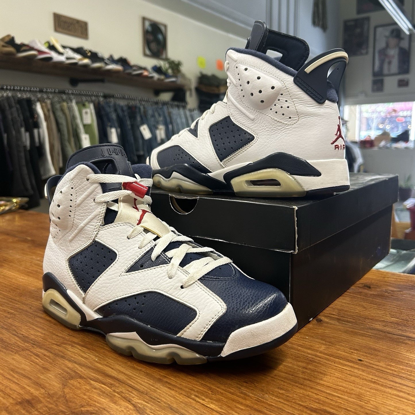 Size 9.5 - Air Jordan 6 Retro 2012 Olympic OG All