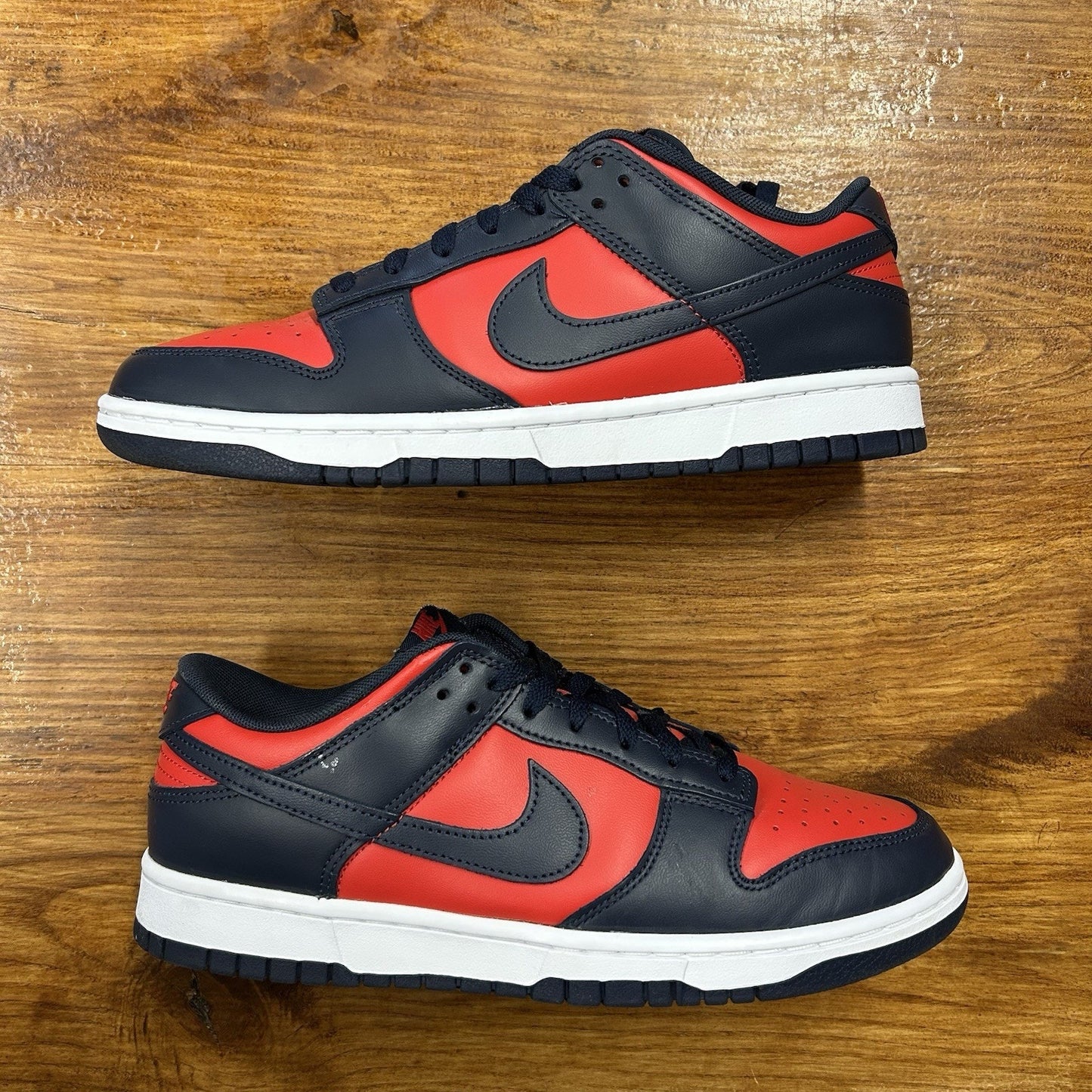 Nike Dunk Low Navy Red - Used - 10 Men's