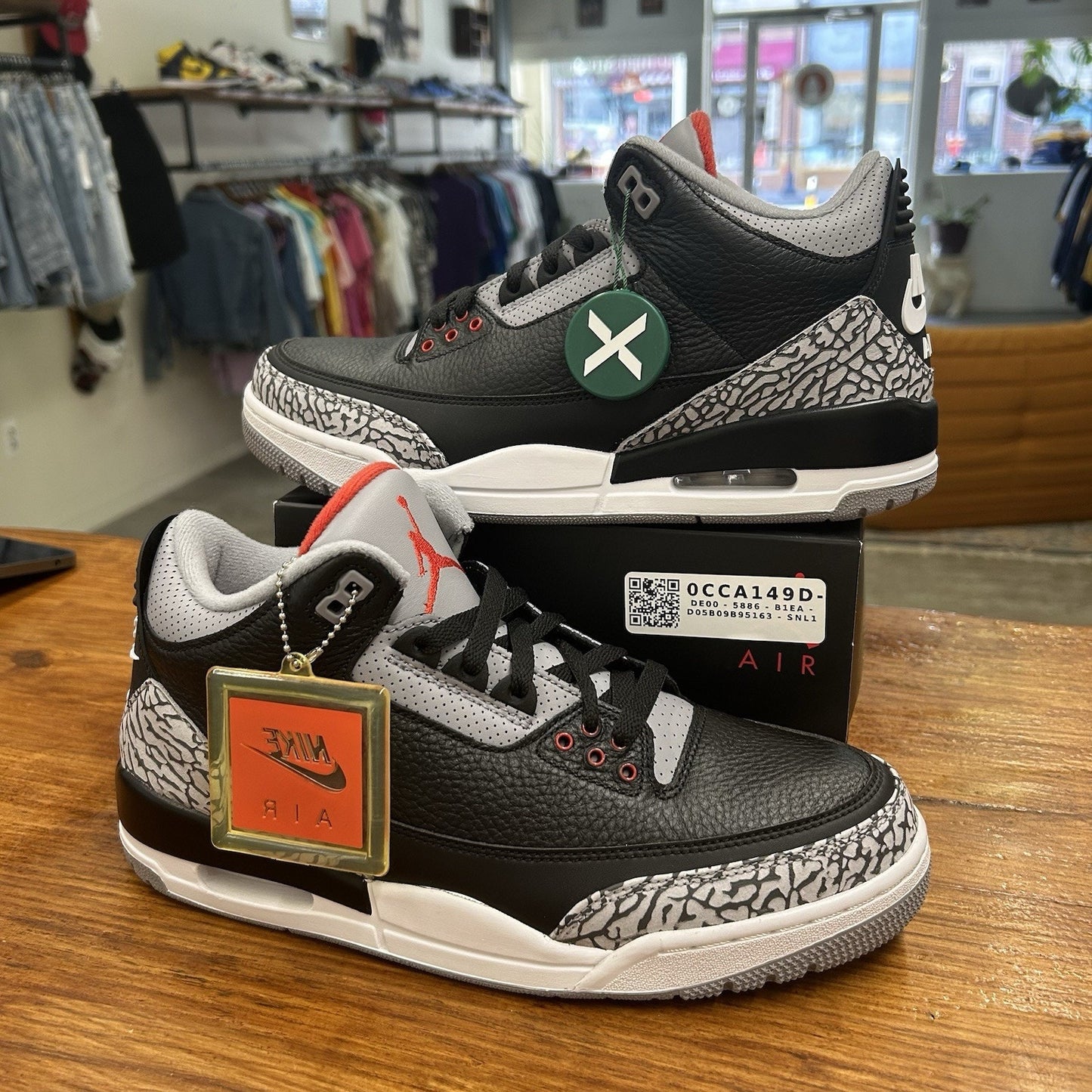 Size 10 - Jordan 3 Retro OG Mid Black Cement