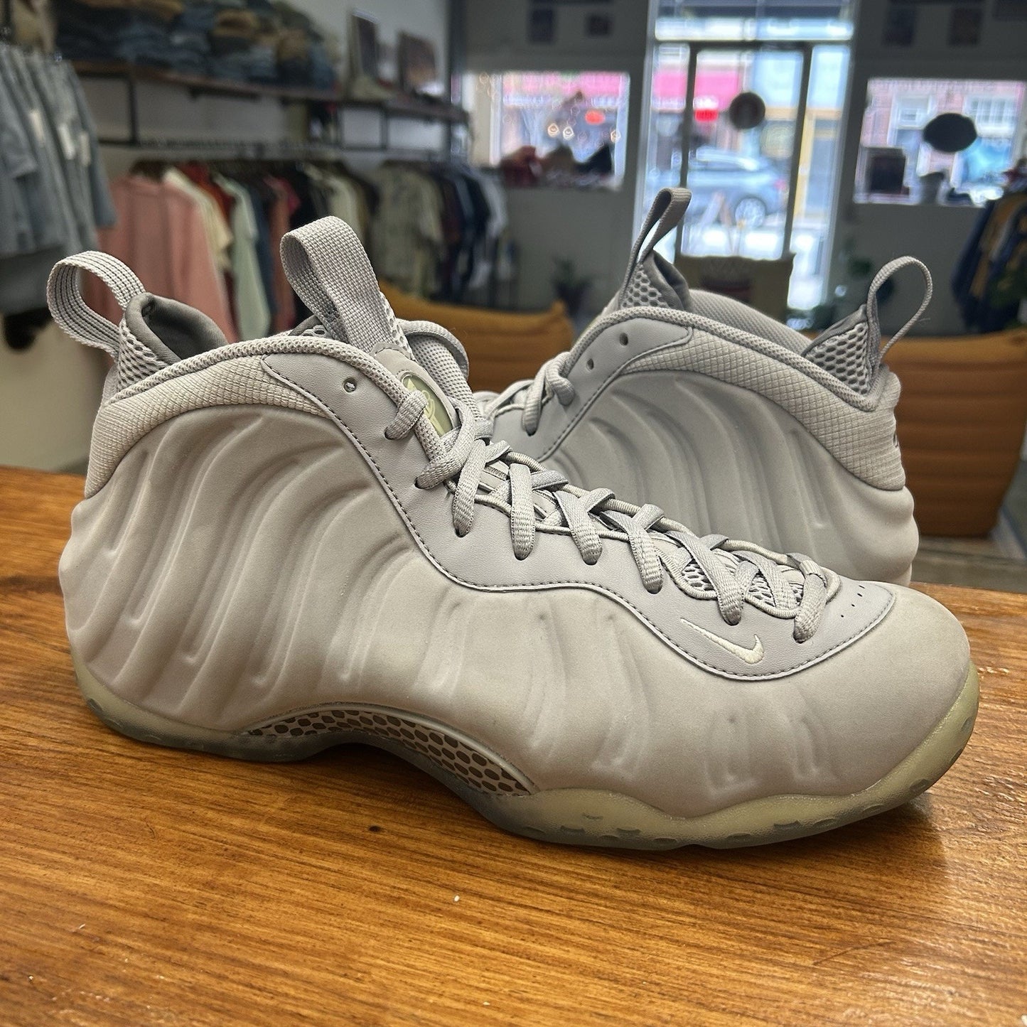Size 12 - Nike Foamposite Wolf Grey