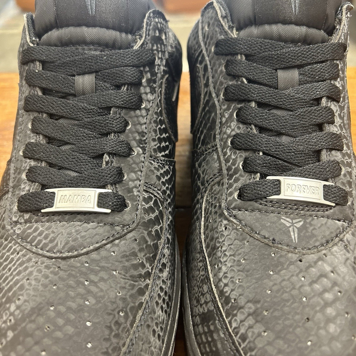 Size 9 - Kobe Bryant x Nike Air Force 1 Low Triple Black Lightly Worn