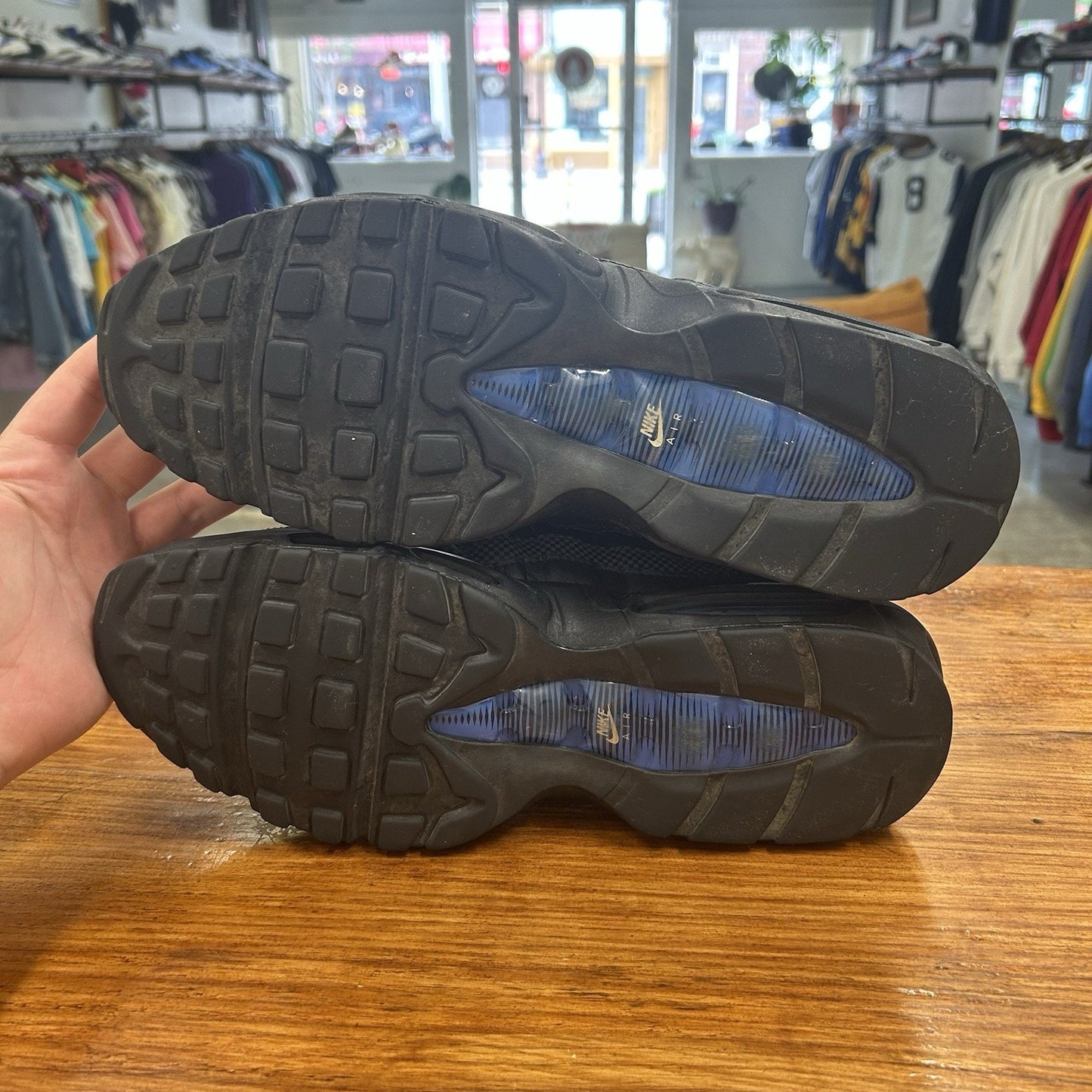 Size 13 - Nike Air Max 95 Essential Black Game Royal