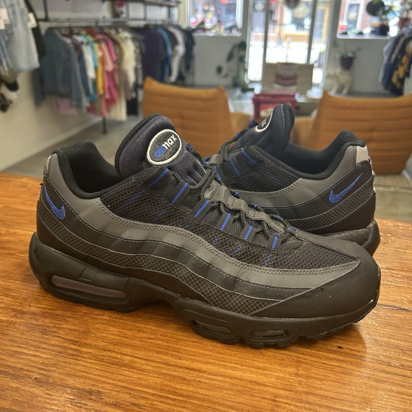 Size 13 - Nike Air Max 95 Essential Black Game Royal