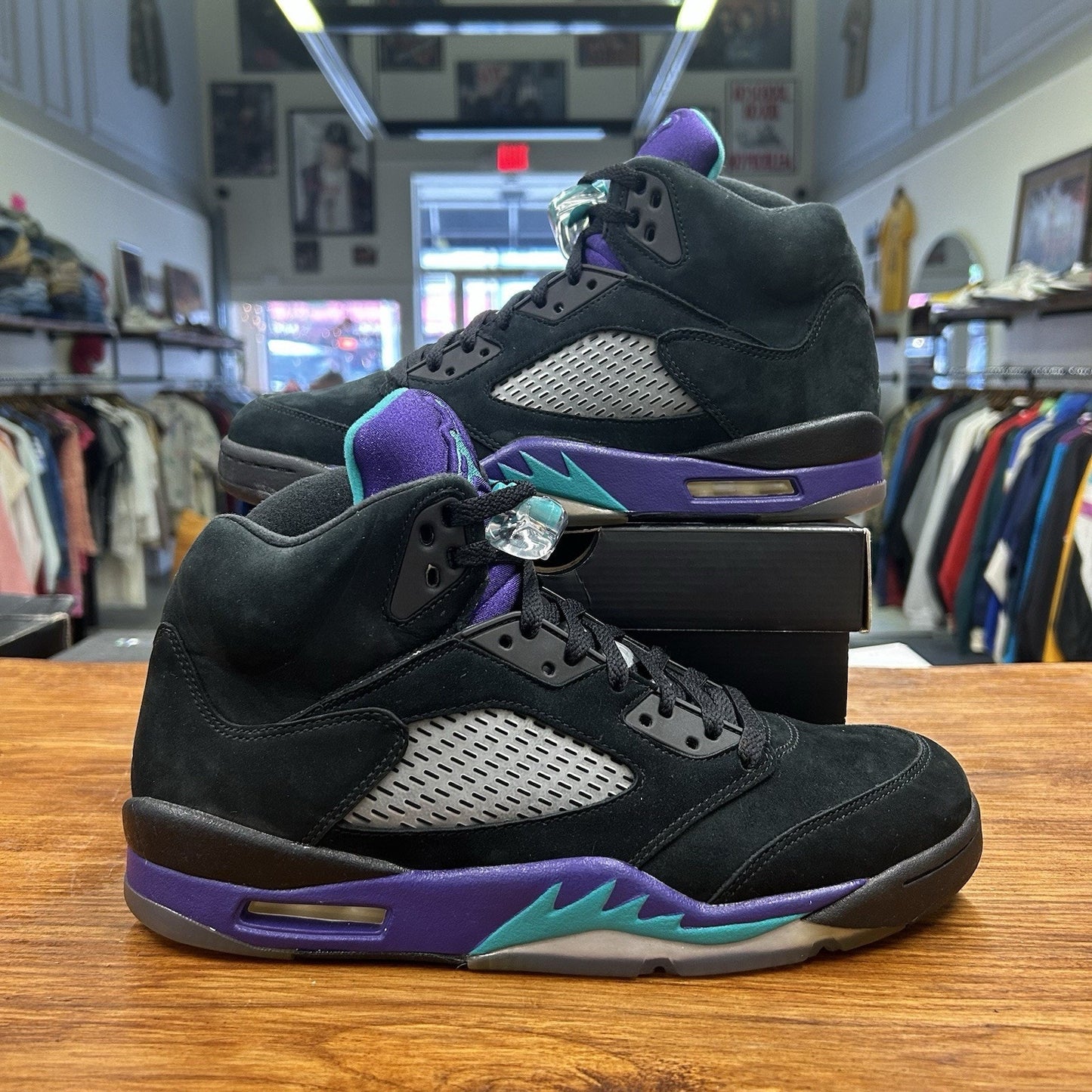Size 10 - Air Jordan 5 Retro Black Grape