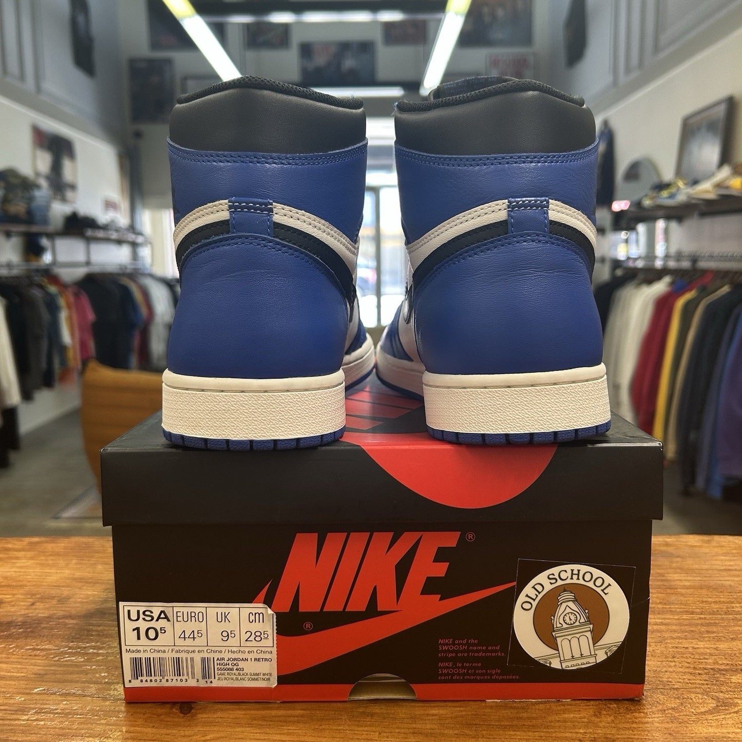 Size 10.5 - Jordan 1 High OG Game Royal 2018