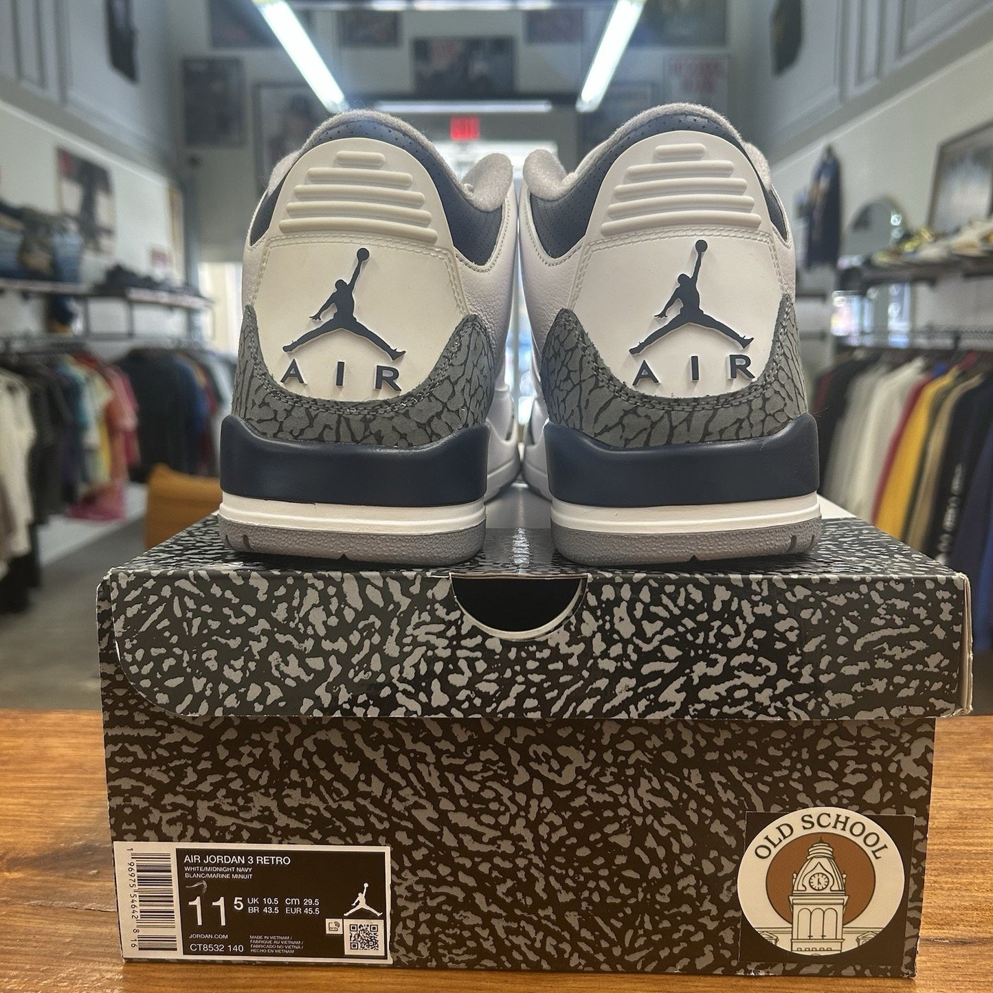 Size 11.5 - Jordan 3 Midnight Navy