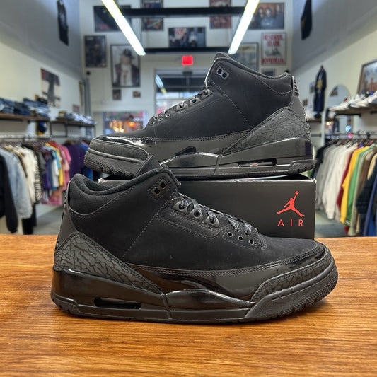 Size 11 - Air Jordan 3 Retro 2025 Black Cat Lightly Worn
