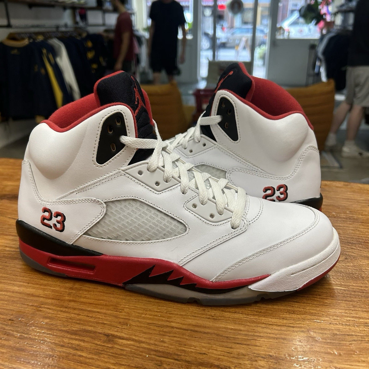 Size 11.5 - Air Jordan 5 Retro 2013 Fire Red Lightly Worn