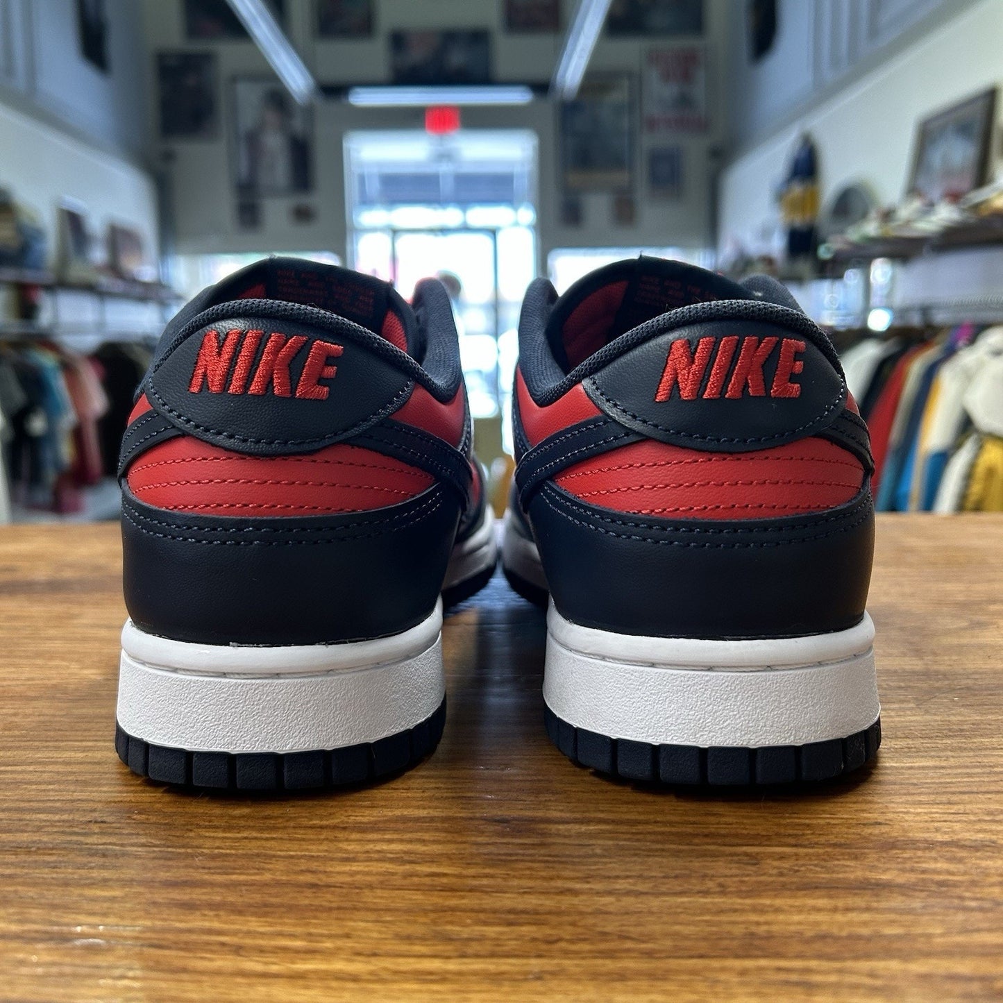 Nike Dunk Low Navy Red - Used - 10 Men's