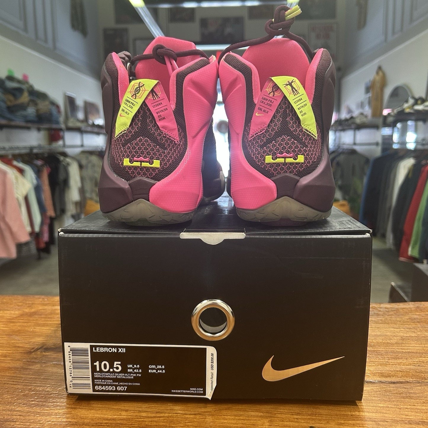 Size 10.5 - Nike LeBron 12 Double Helix NEW