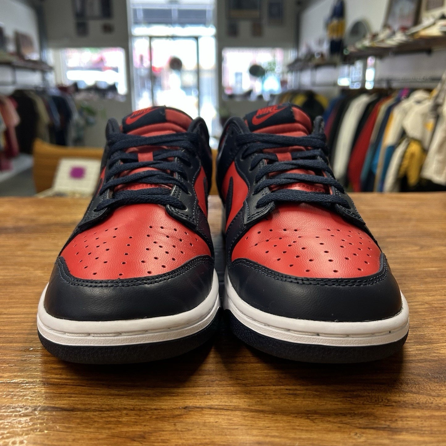 Nike Dunk Low Navy Red - Used - 10 Men's