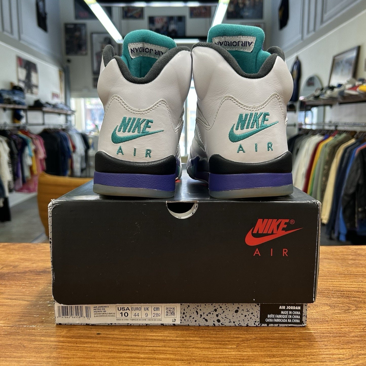 Size 10 - Air Jordan 5 Retro 2025 Grape