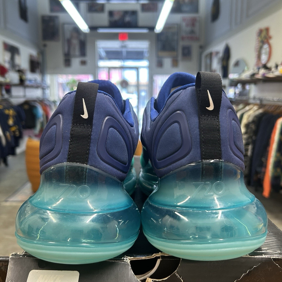 Size 12 - Nike Air Max 720 Sea Forest Lightly Worn With Box