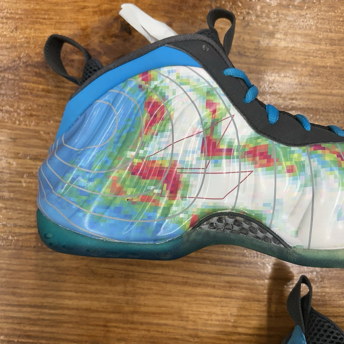 Size 13 - Nike Air Foamposite One PRM Weatherman Lightly Worn No Separation