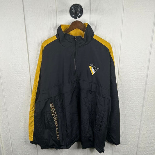 Vintage 90’s Pittsburgh Penguins NHL 1/4-Zip Windbreaker (XL)