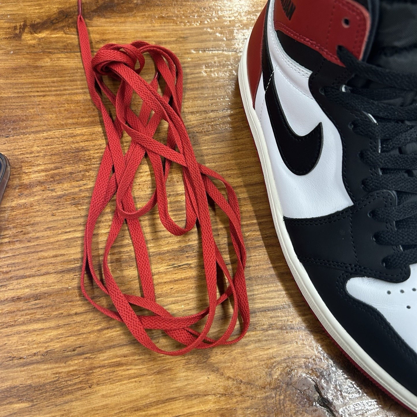Jordan High Black Toe Reimagined - Like New - $120