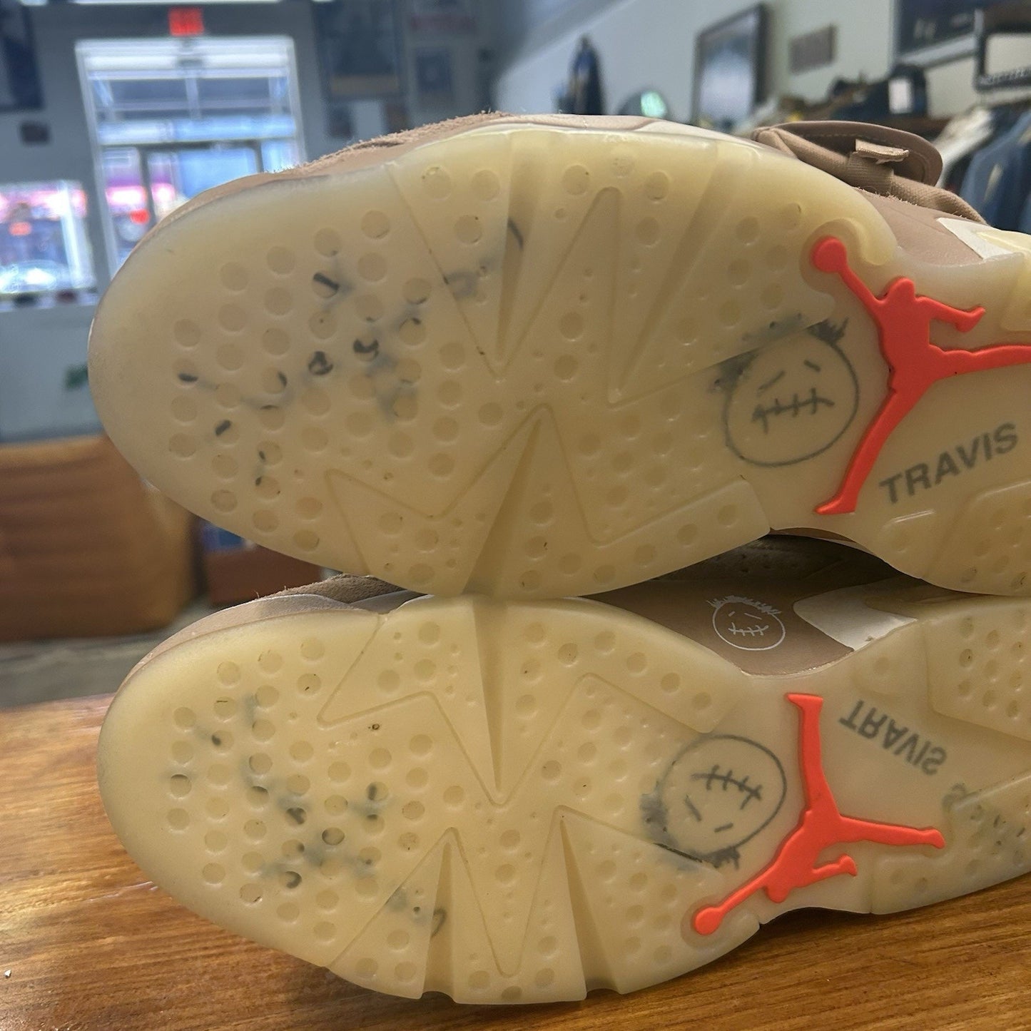 Size 13 - Jordan 6 x Travis Scott British Khaki