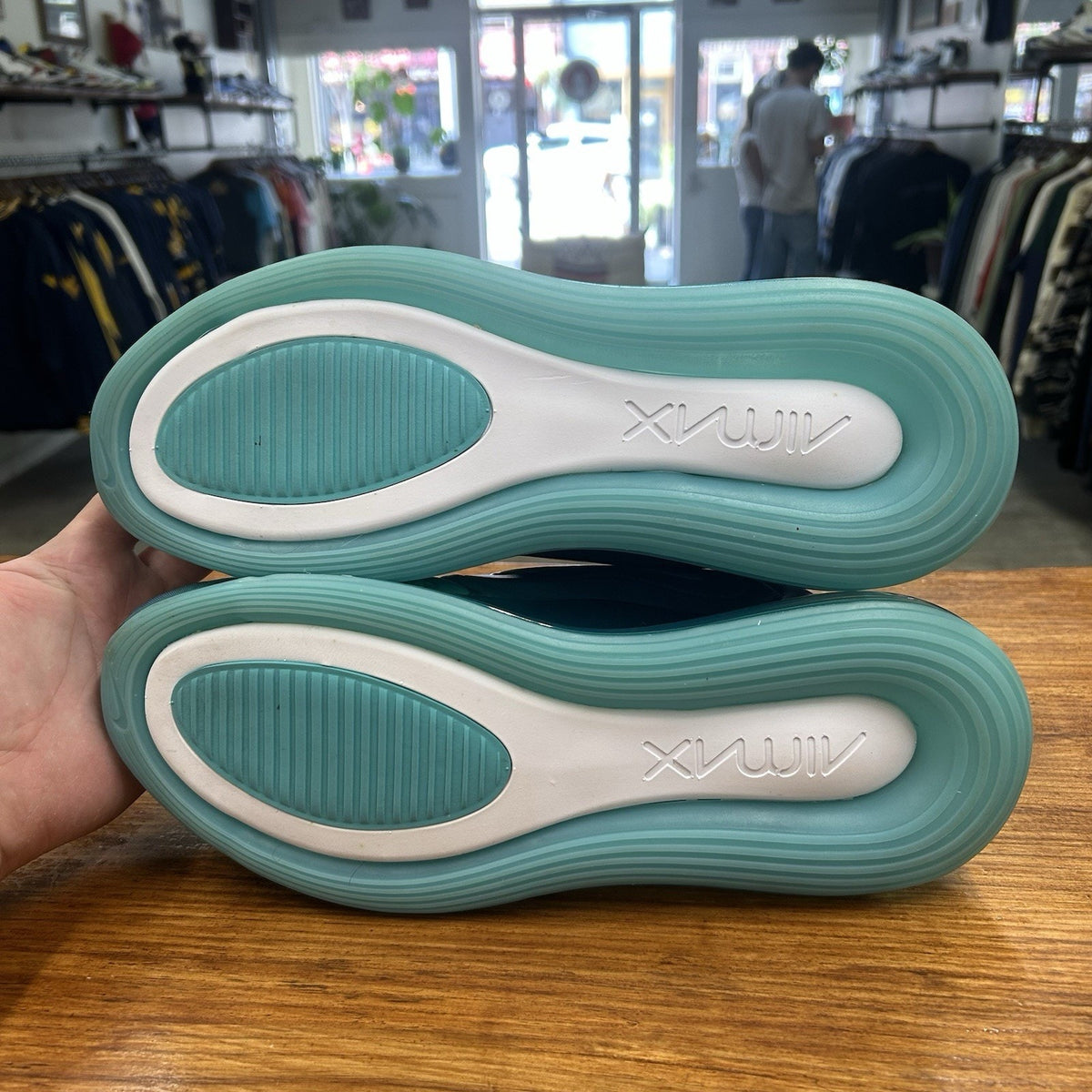 Size 12 - Nike Air Max 720 Sea Forest Lightly Worn With Box