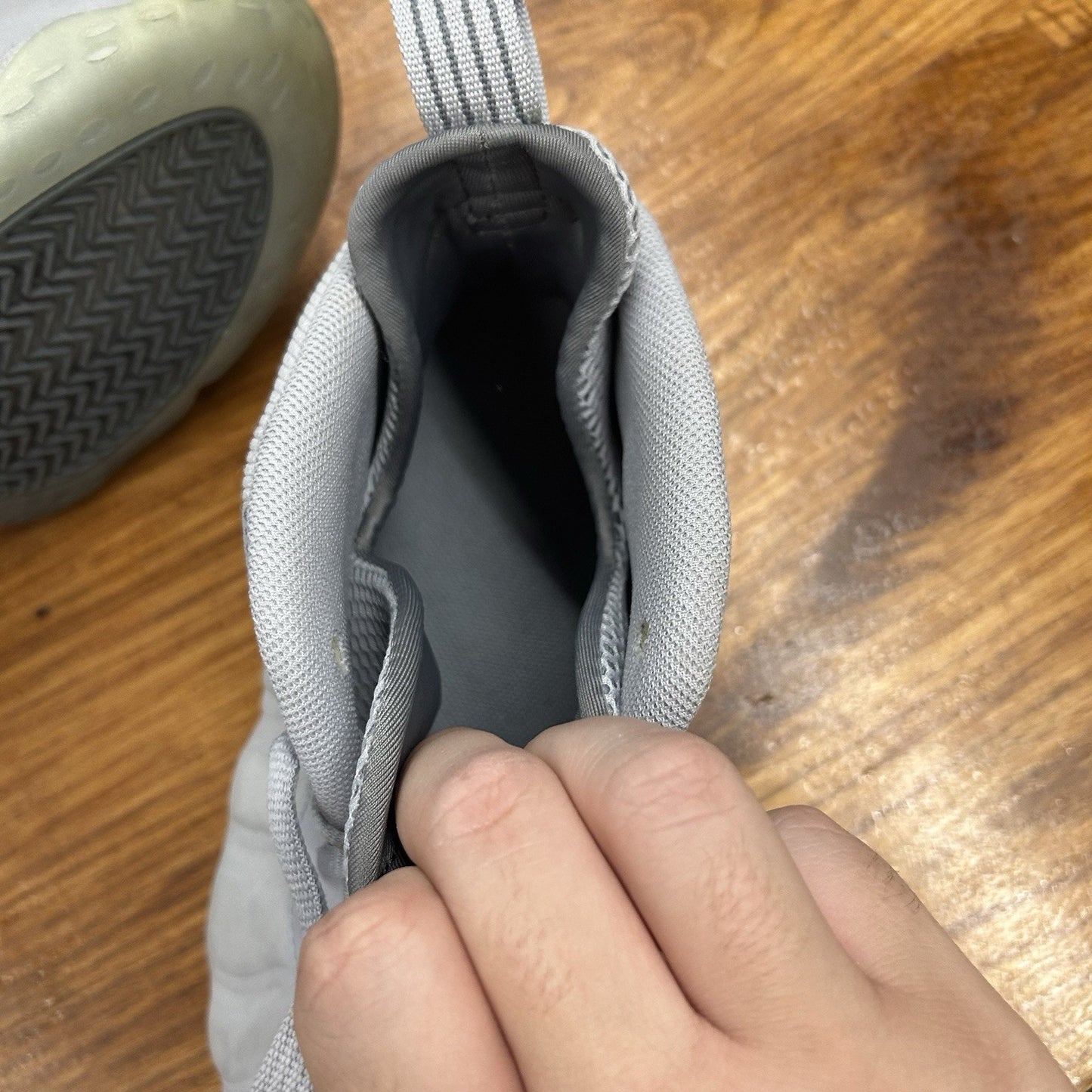 Size 12 - Nike Foamposite Wolf Grey
