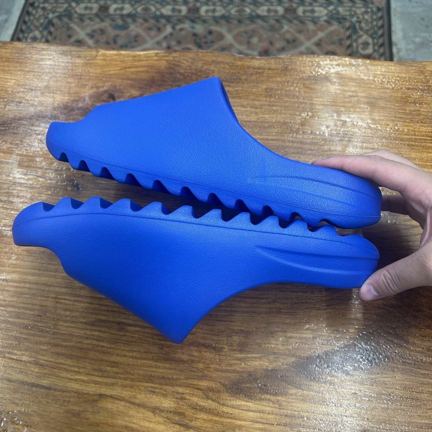 Size 13 - Adidas Yeezy Slide Azure Blue