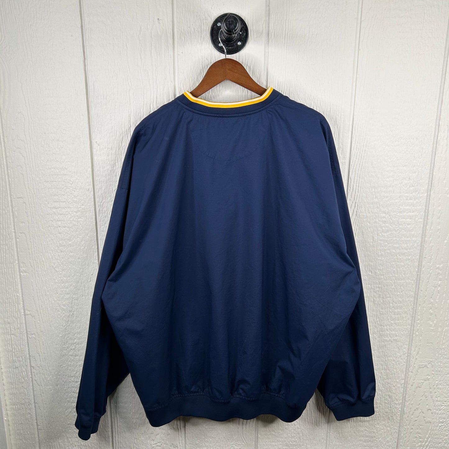 Vintage y2k West Virginia University Nike Center Swoosh Windbreaker (XXL)