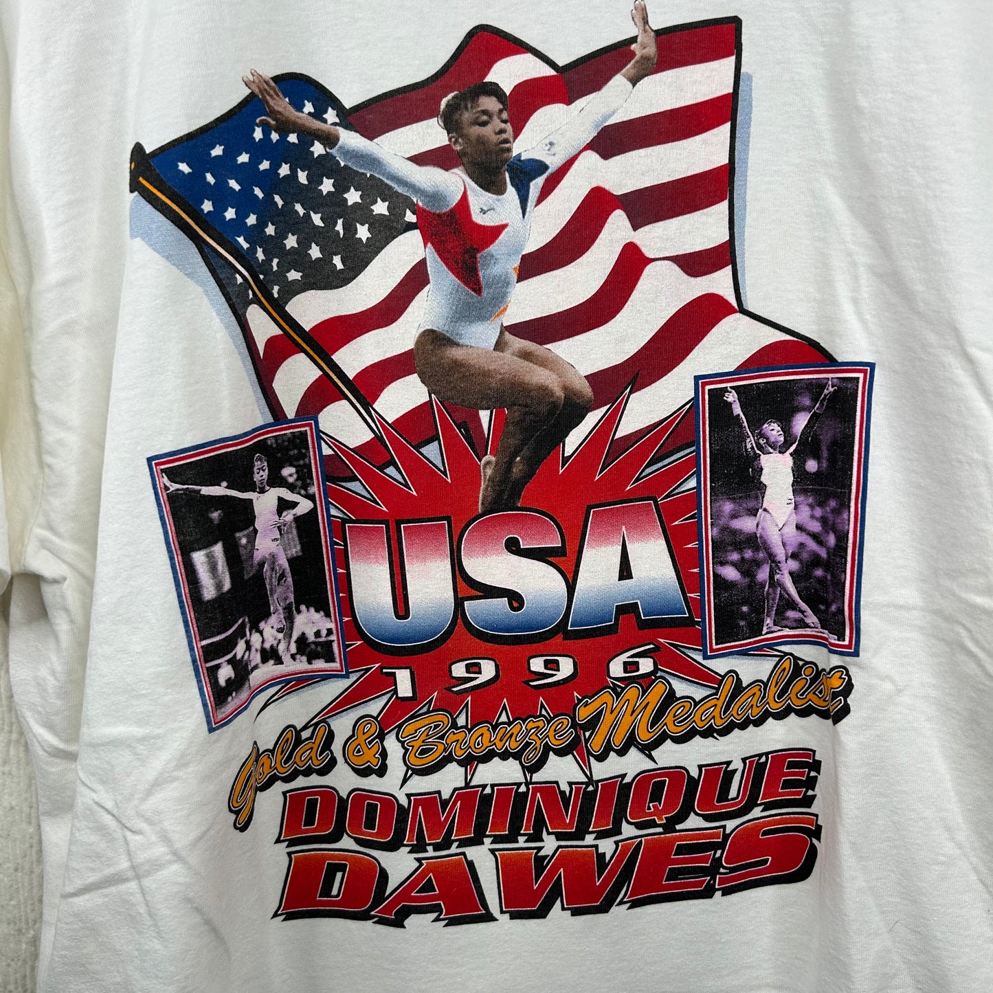 Vintage 1996 Team USA Olympics Gymnast Tee (XL)