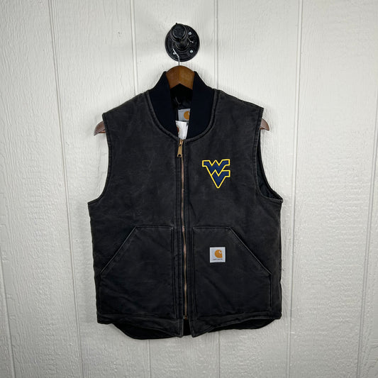 Vintage 90's Charcoal Gray Flying WV Carhartt Vest (M)