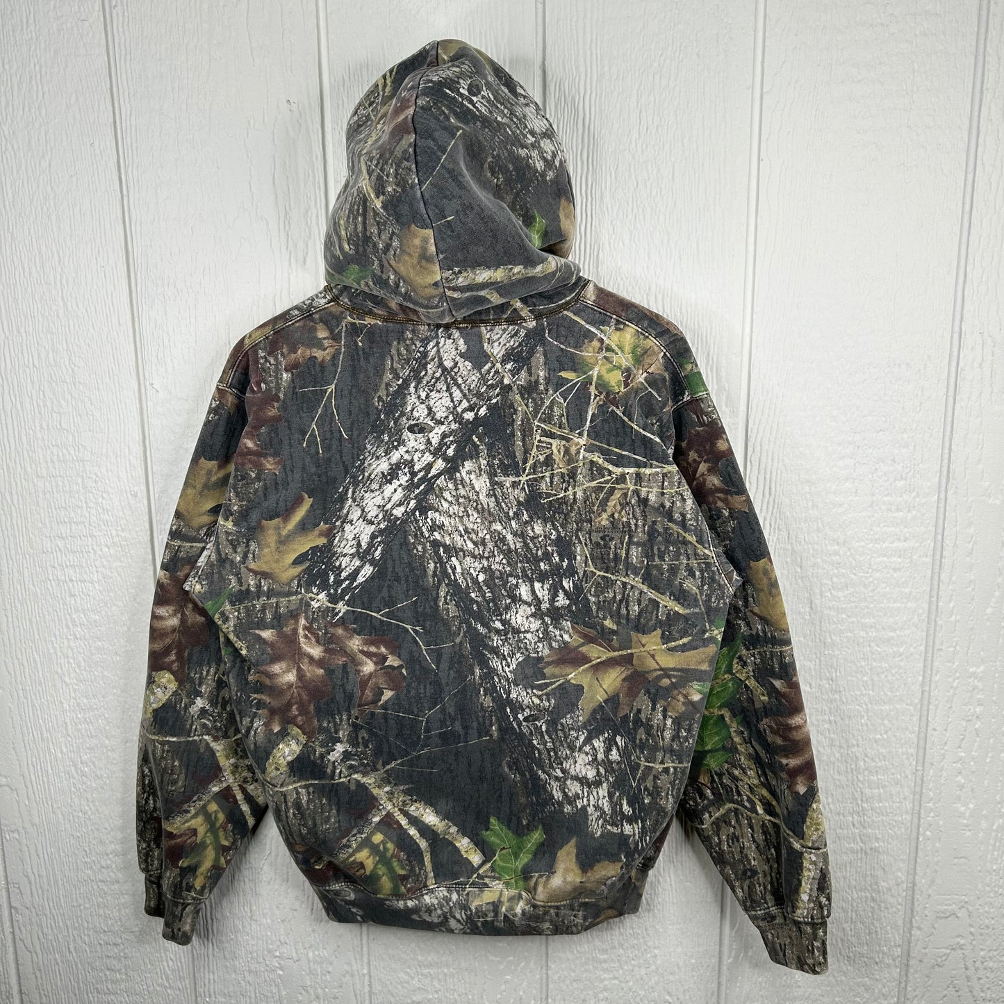 Vintage y2k Cabela's Forest Camo Hoodie (M)