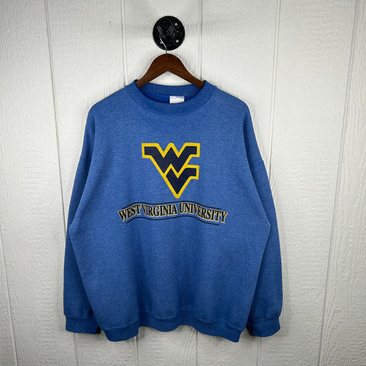 Vintage 90's Flying WV Mountaineers Graphic Crewneck (XL)