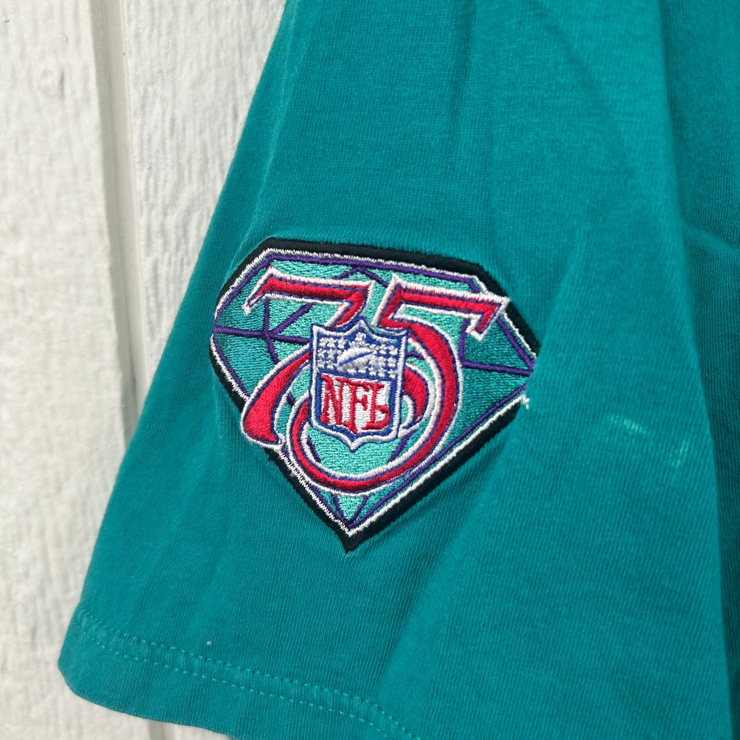 Vintage 90s Miami Dolphins Embroidered Tee (XL)