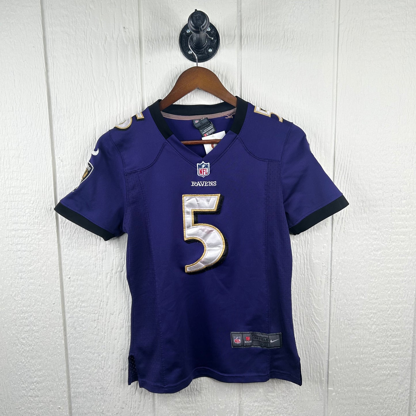 Y2K Baltimore Ravens Embroidered Football Jersey (S)