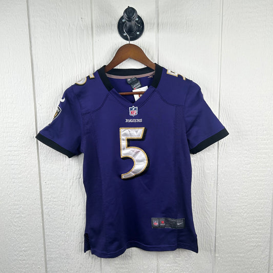 Y2K Baltimore Ravens Embroidered Football Jersey (S)
