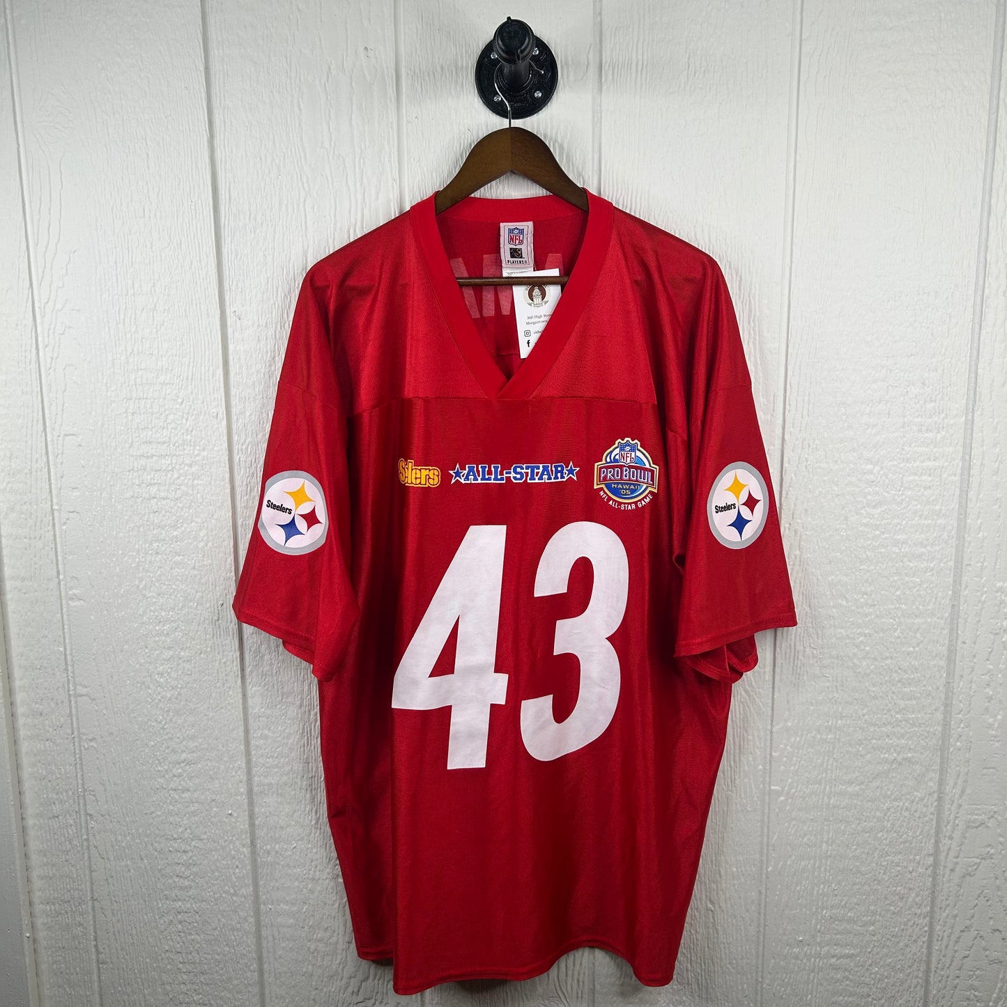 Y2K Pittsburgh Steelers Red Football Jersey (XXL)