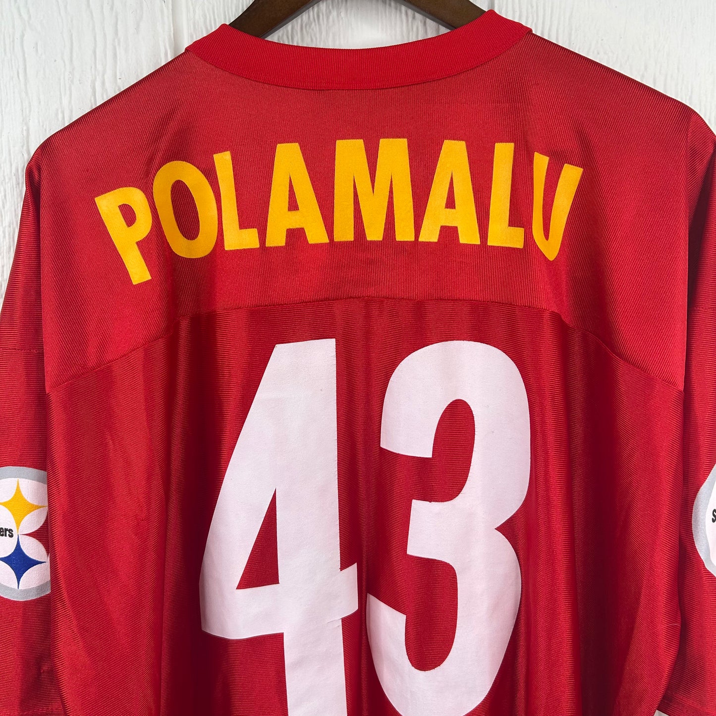 Y2K Pittsburgh Steelers Red Football Jersey (XXL)