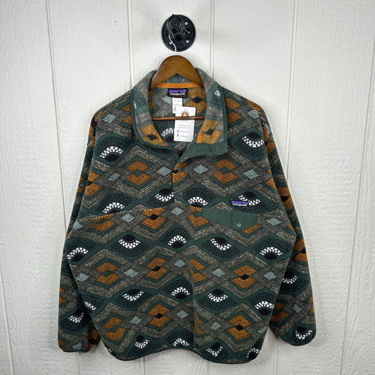 Y2K Patagonia Men's Gorpcore T-Snap Fleece Sweatshirt (L)