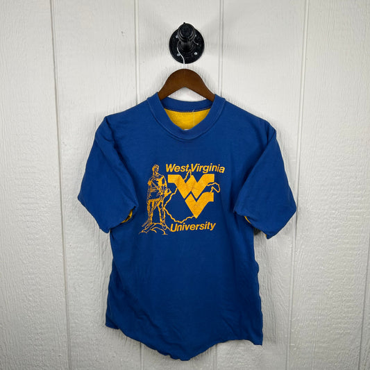 Vintage 90s West Virginia University Graphic Tee (M)