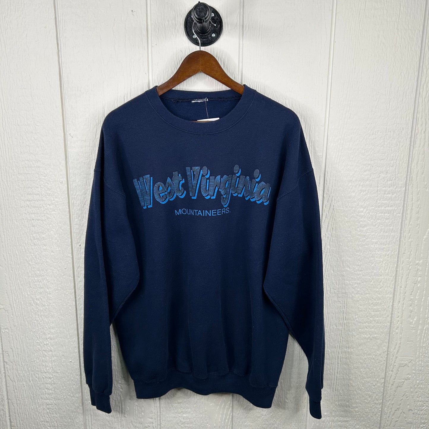 Vintage 90s West Virginia Mountaineers Graphic Crewneck (XL)