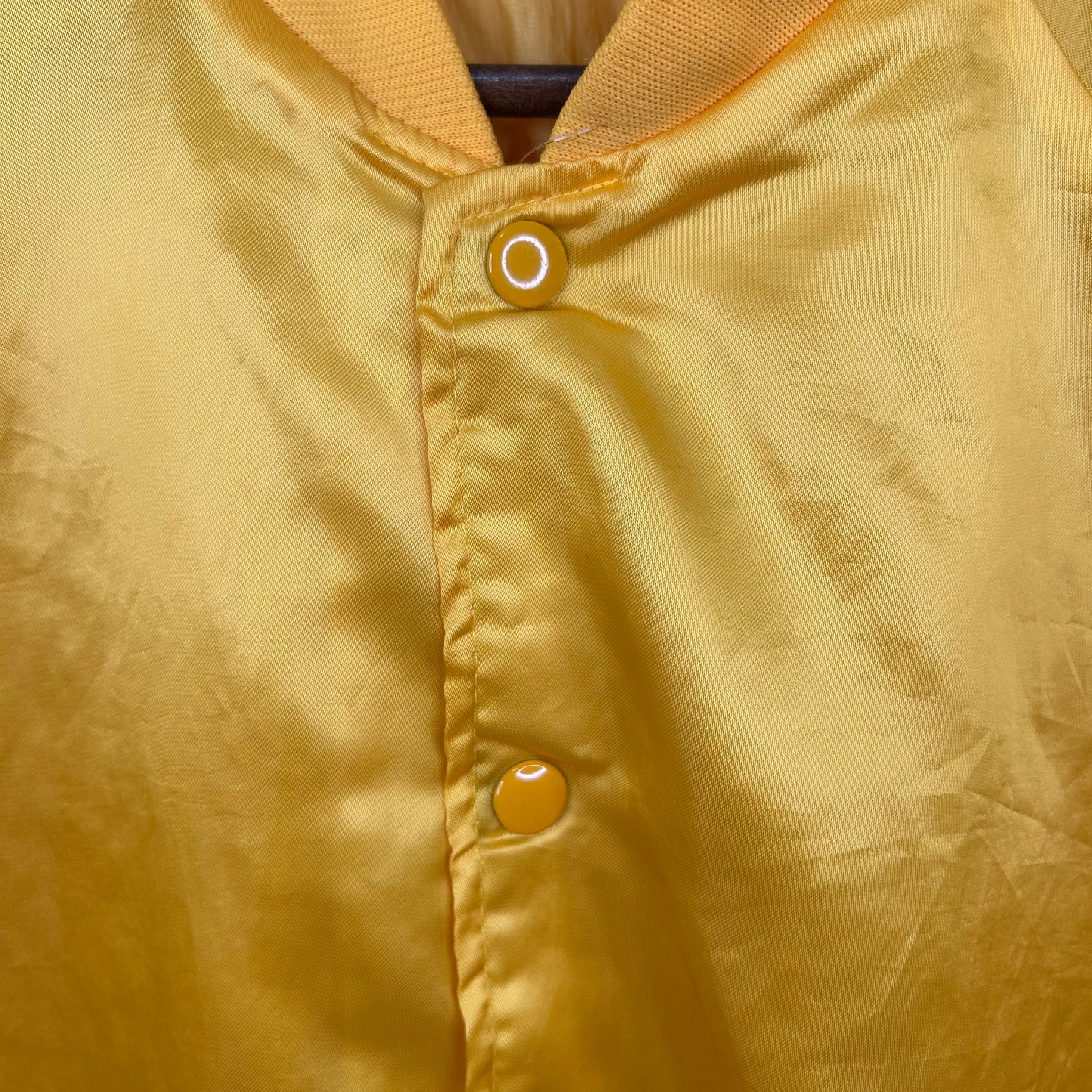 Vintage 80s Gold West Virginia Bomber Jacket (L)