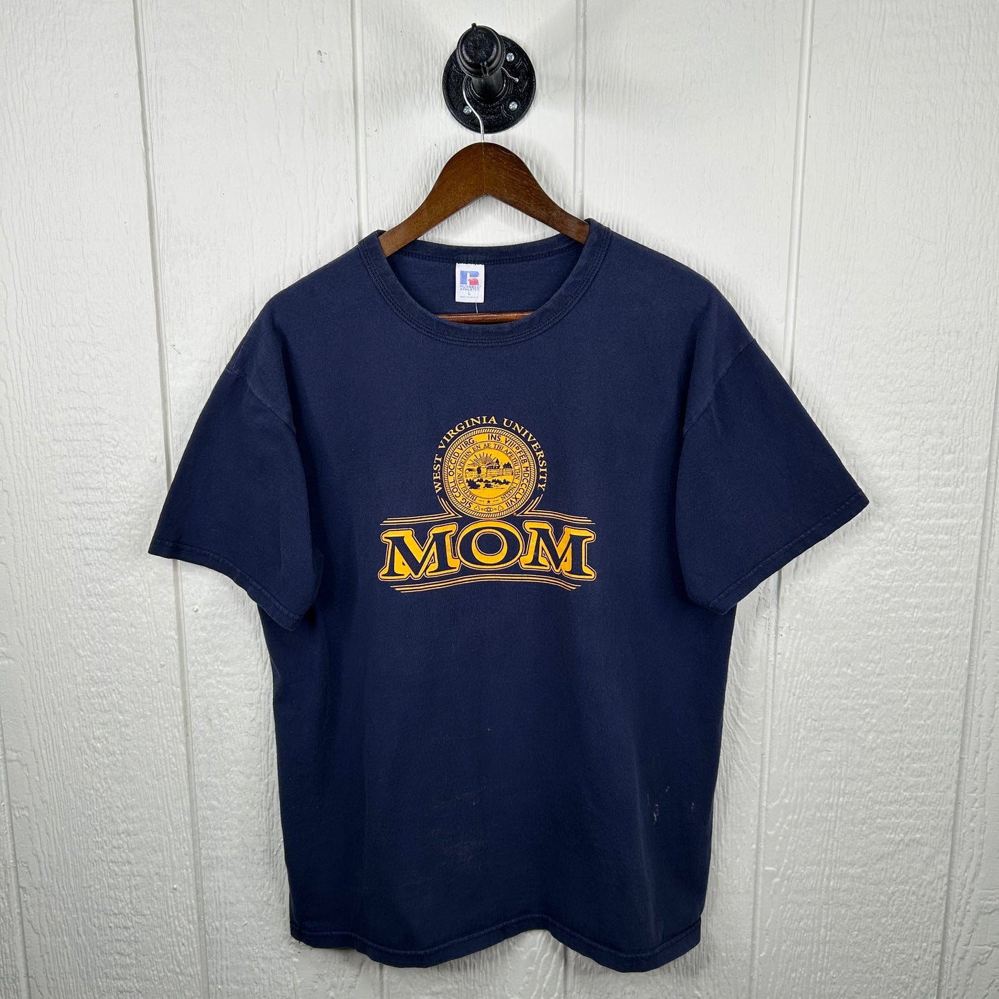Vintage 90s West Virginia University Mom Tee (L)