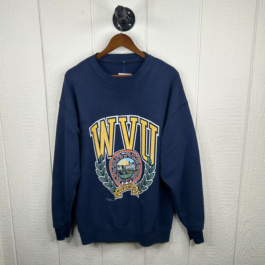 Vintage 90s WVU Graphic Crewneck (XL)
