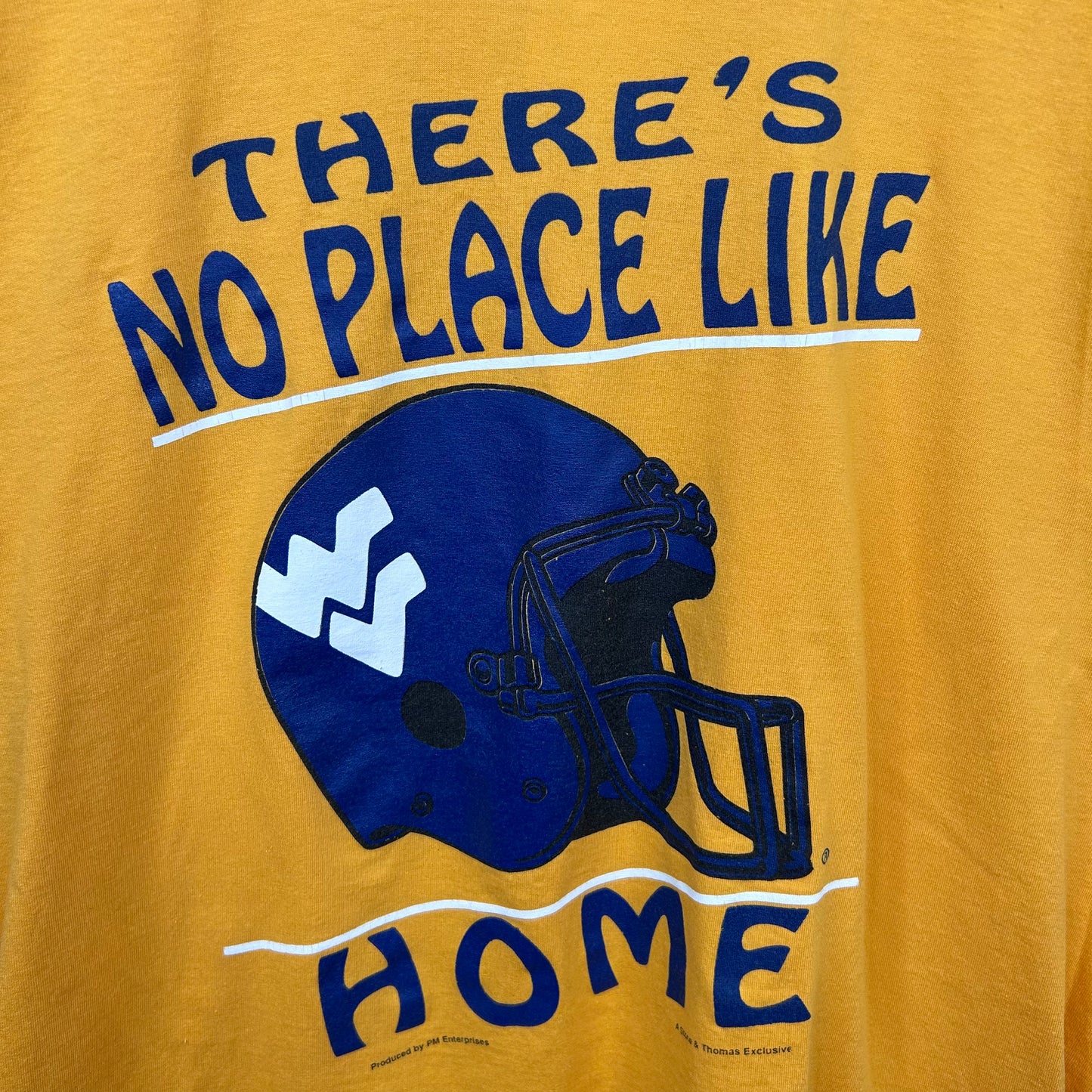 Vintage 90's WVU No Place Like Home Graphic Tee (XL)