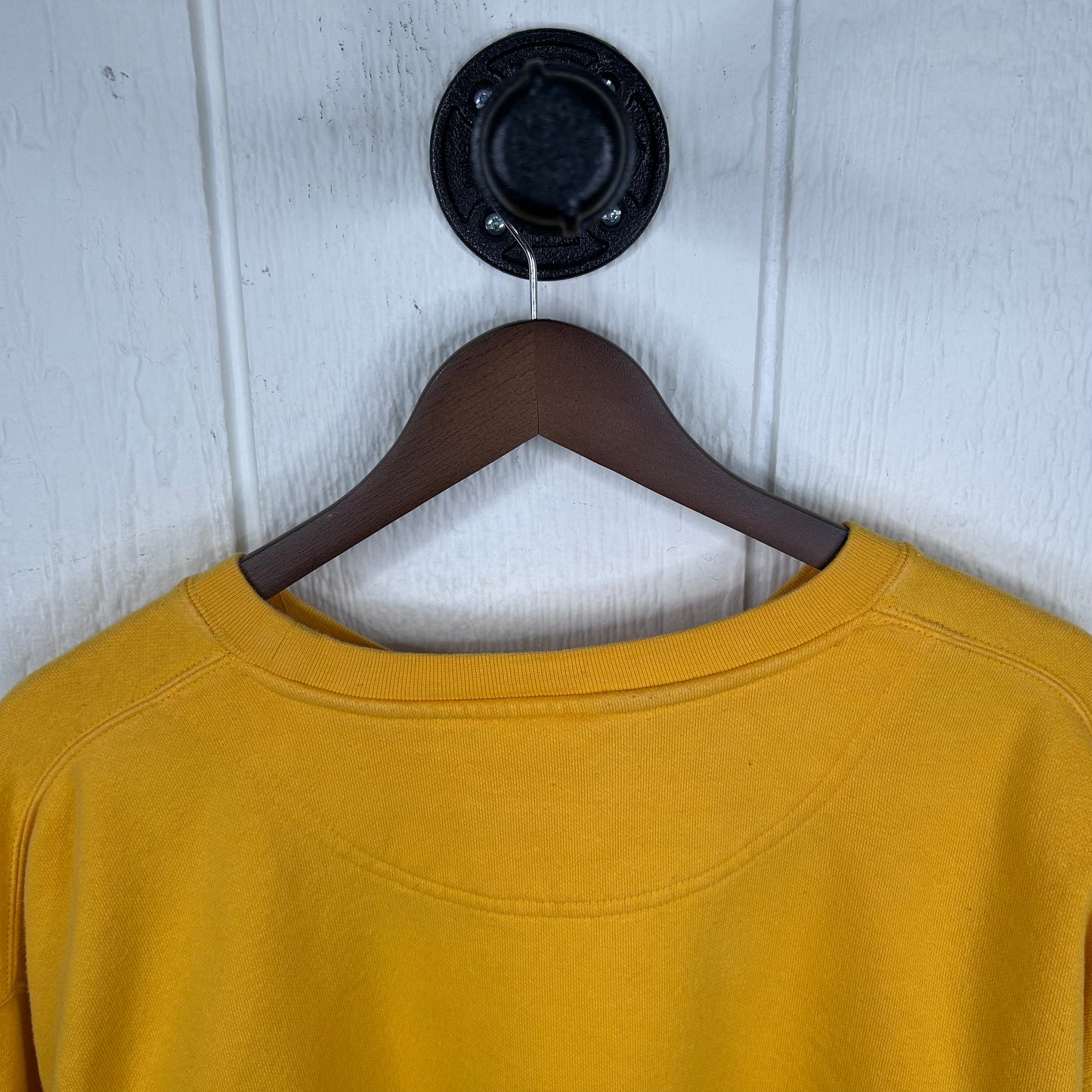 Vintage WVU Nike Center Swoosh Yellow Crewneck (XL)