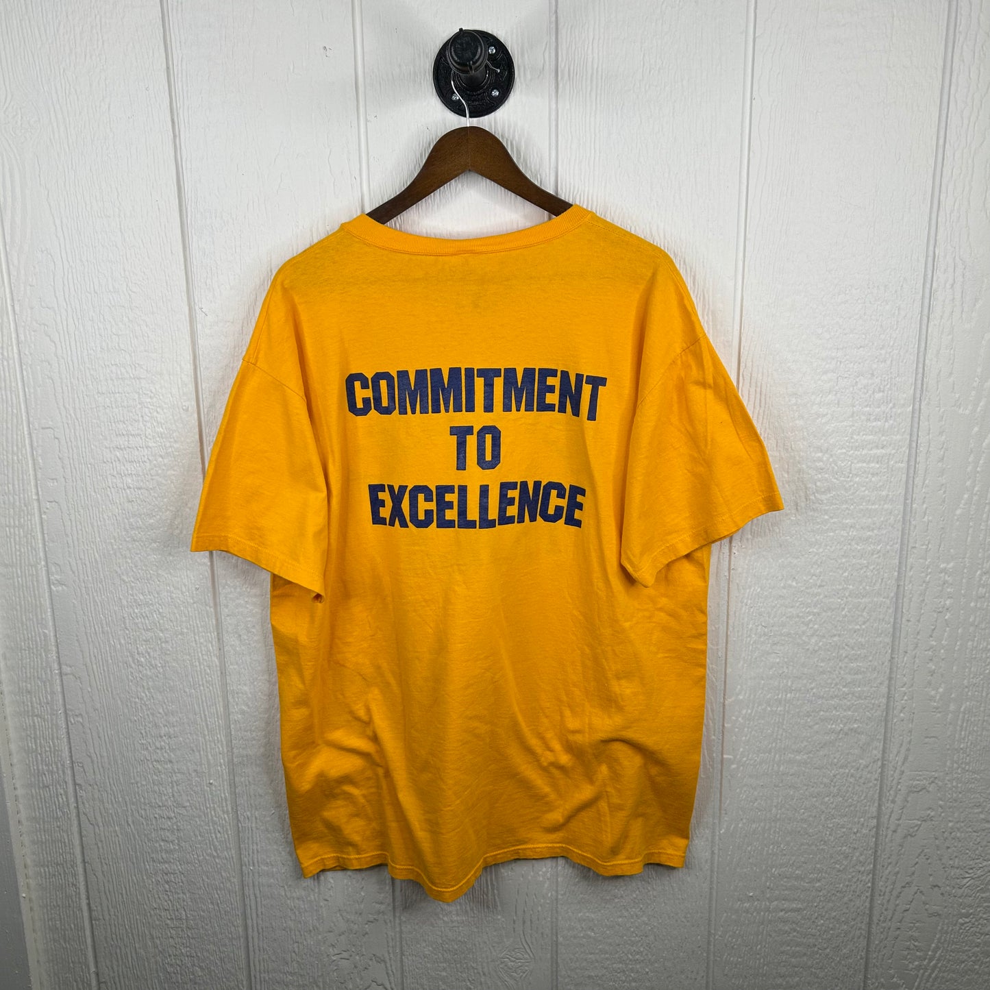 Vintage 90s West Virginia University Track Double-Sided Tee (XL)